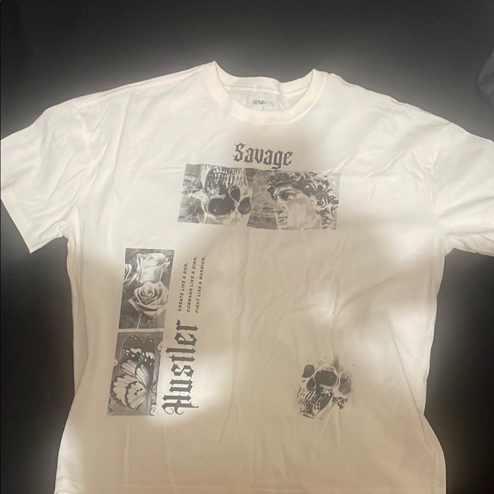 White Graphic T-Shirt